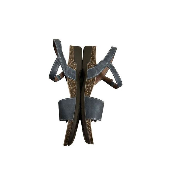 Dansko Leather Rebekah Ankle Strap Blue Sandals size EU 37  US 6.5 / 7 - Picture 2 of 8